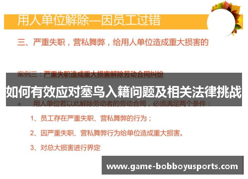如何有效应对塞鸟入籍问题及相关法律挑战